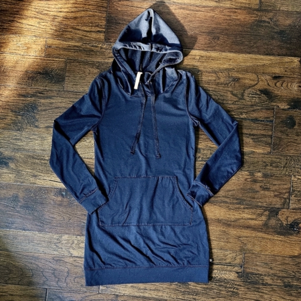 Fabletics Yukon Hoodie Dress Black XS